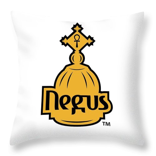 Negus King Logo - Throw Pillow