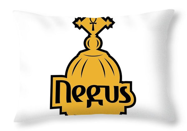 Negus King Logo - Throw Pillow