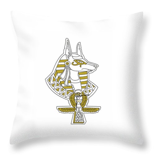 Anubis - Throw Pillow