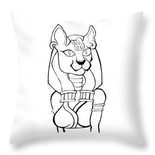 Negast Bast - Throw Pillow