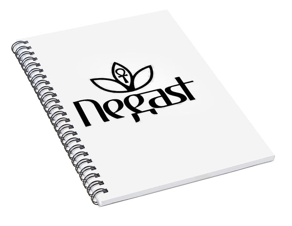 Negast Queen Logo B/W - Spiral Notebook