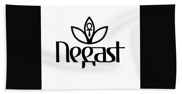 Negast Queen Logo B/W - Bath Towel