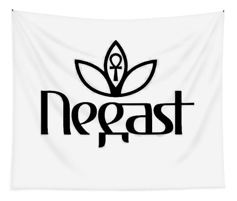 Negast Queen Logo B/W - Tapestry