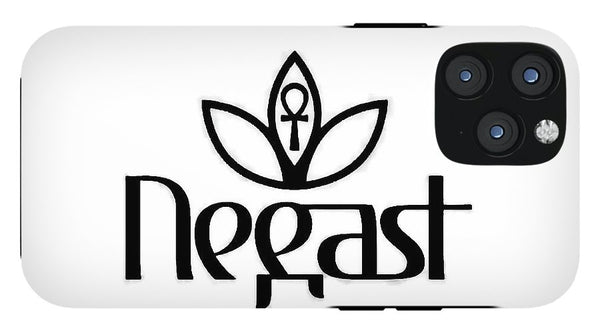 Negast Queen Logo B/W - Phone Case