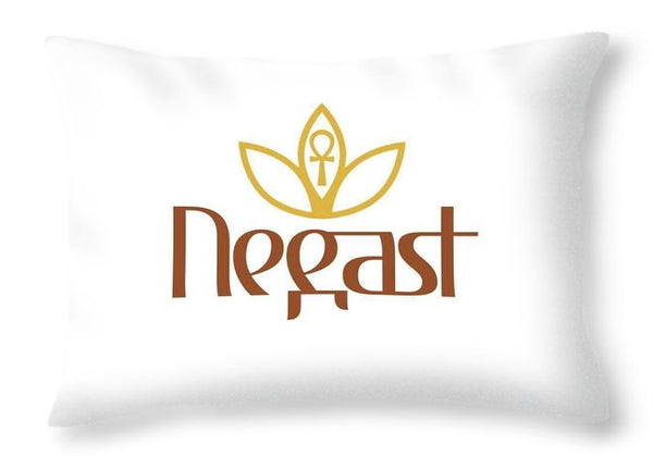 Negast Queen Logo - Throw Pillow