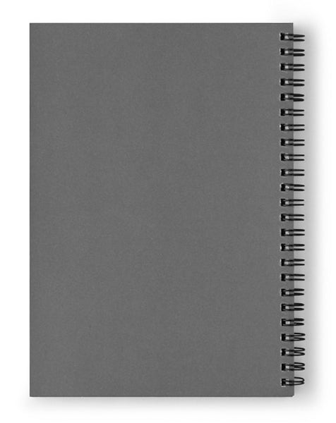 Negast Queen Logo B/W - Spiral Notebook